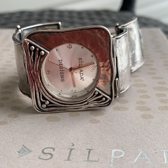 T1372 retired Silpada Sterling Silver Watch